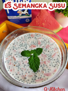 Foto resep Es semangka susu