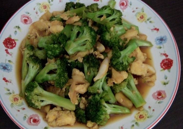 Cah brokoli ayam