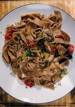 A picture of Pasta con le sarde espressa.