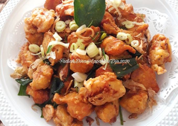 Ayam Popcorn Goreng Bawang