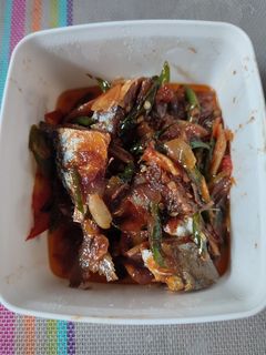 Foto resep Ikan asin peda cabe ijo