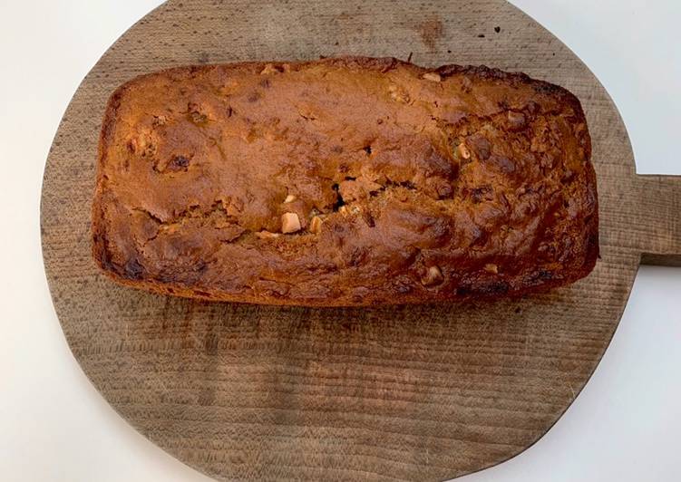 Step-by-Step Guide to Make Homemade Vegan Banana &amp; White Chocolate Loaf
