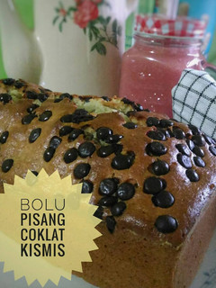 Foto resep Bolu pisang coklat kismis