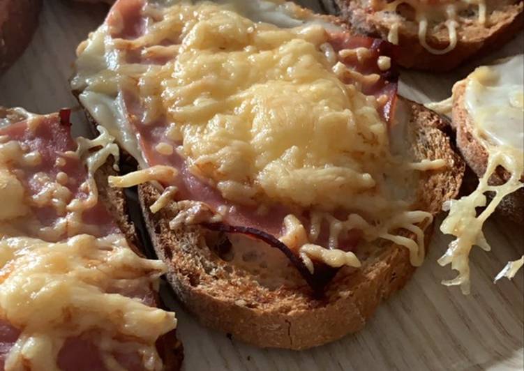 Comment Préparer Des Tartine façon croque monsieur