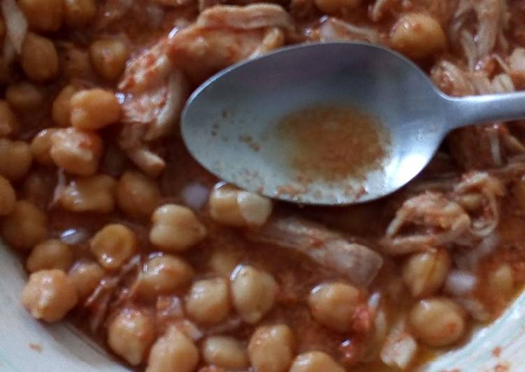 Garbanzos con carne