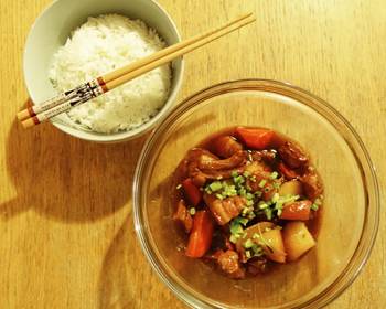 Easy Making Recipe Braised Pork in Brown Sauce Restaurant Style