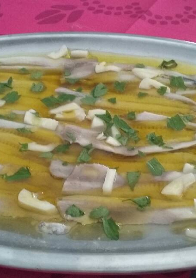 Una foto de Boquerones o anchoas en vinagre