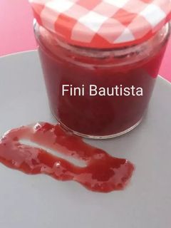 Una foto de Mermelada de fresa en panificadora