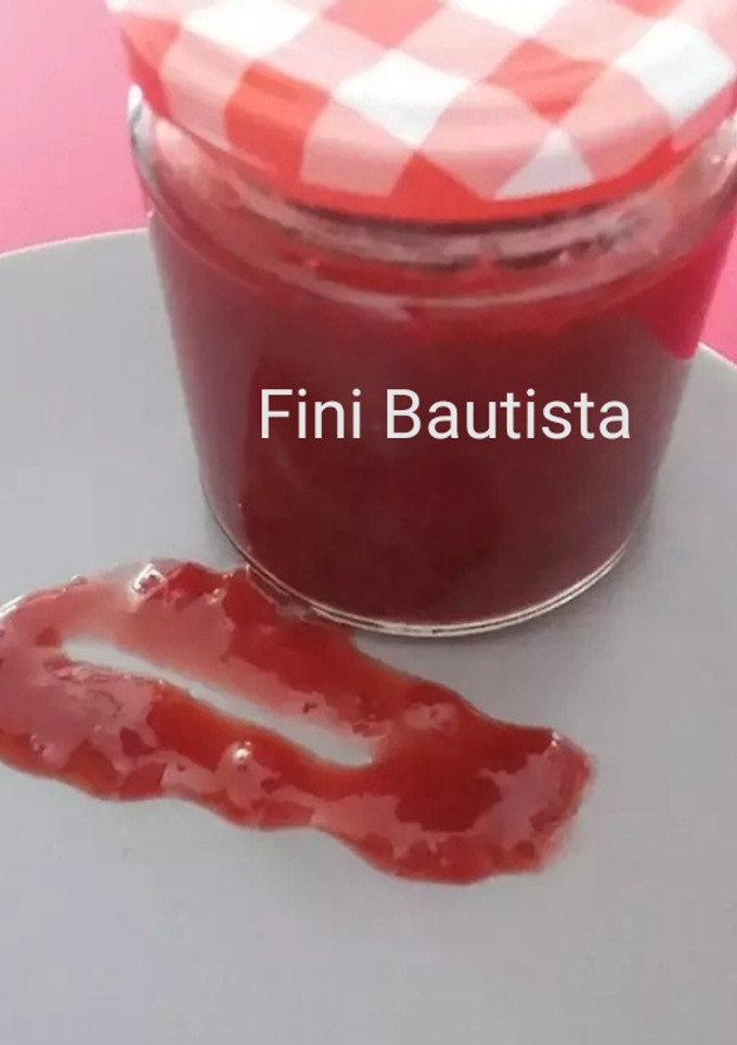 Una foto de Mermelada de fresa en panificadora