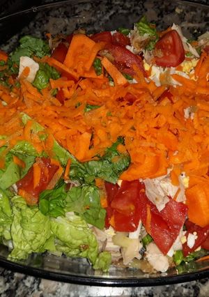 Una foto de Ensalada completa