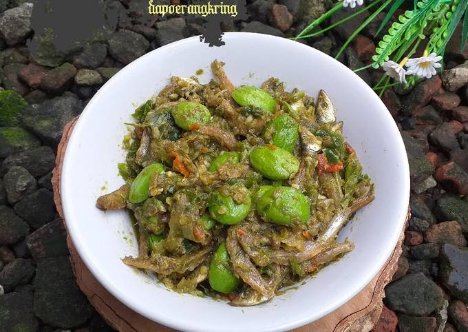 52.Sambel teri pete lombok ijo