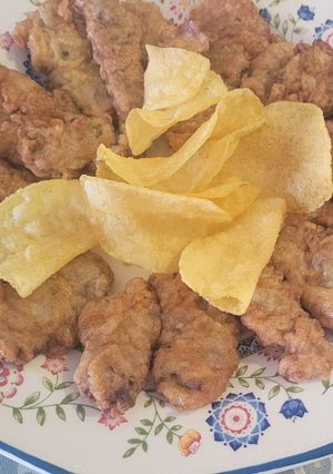 Una foto de Filetes de ternera rebozadas como las hacía mi querida Madre