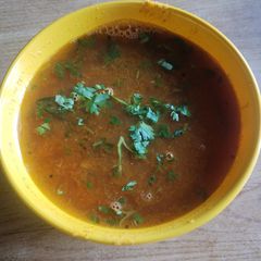 A picture of Amla rasam.