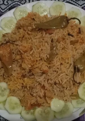 A picture of Cholo ki biryani😋.