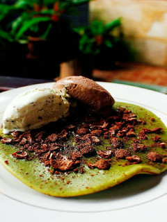 Foto resep Pancake Greentea Ice Cream Float