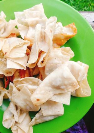 Foto resep Pangsit isi aci (tanpa ayam)