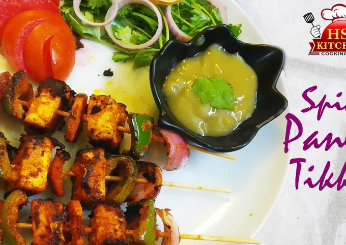 Restaurant Style Paneer Tikka Recipe