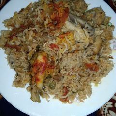 A picture of Muradabadi pulao.