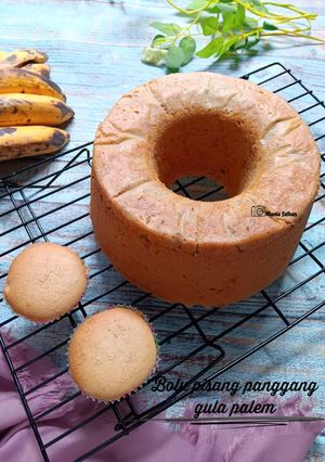 Foto resep Bolu pisang panggang gula palem