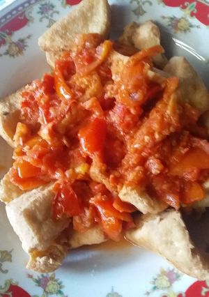 Foto resep Tahu sambal pedas