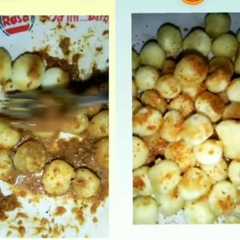 รูปของ Cimol bumbu kacang dan bon cabe