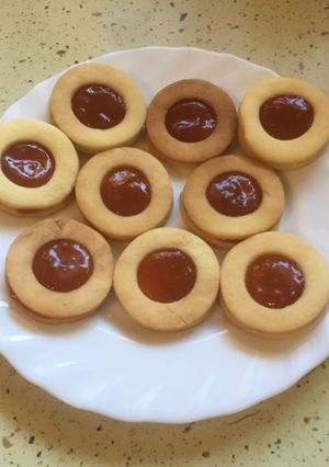 Gluténmentes, tejmentes lekváros linzer recept fotója
