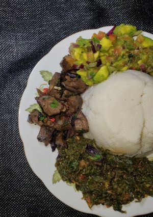A picture of Dry fry Maini.