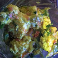 A picture of Paneer lazania.