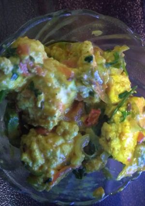 A picture of Paneer lazania.