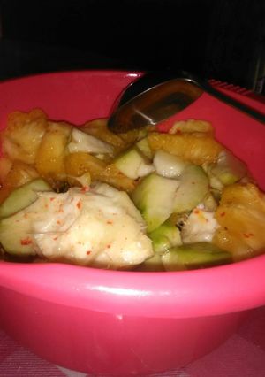 Foto resep Asinan kedondong campur nanas