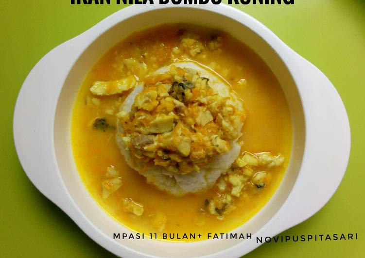 Ikan nila bumbu kuning (MPASI 11 bulan+)