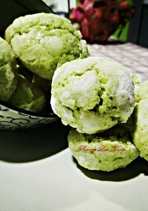 Hình của món Cookies trà xanh.
