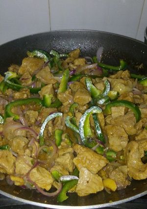 Una foto de Cerdo agridulce a mi manera, sin 🍍 o maicena