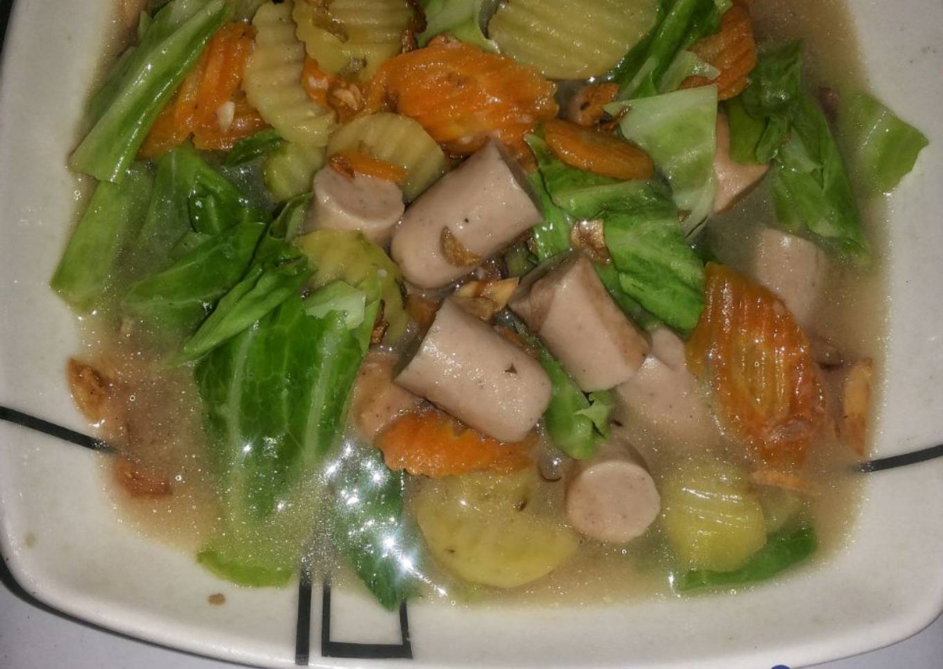 Sop sosis ayam