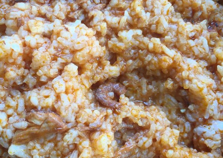 Simple Way to Prepare Perfect Jollof native  rice Cooking Basics for Newbies