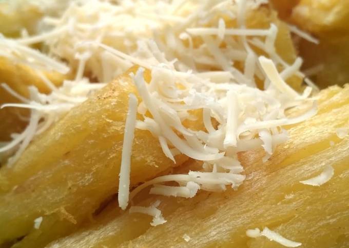 Bagaimana Menyiapkan Singkong Keju Endeus Merekah Ruah Anti Gagal