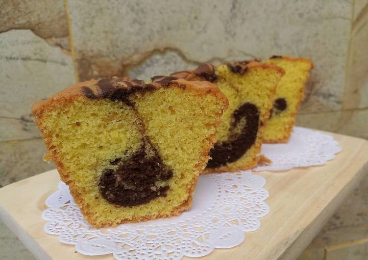 Resep: Cake Marmer Ibu Malka yang Renyah