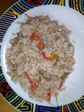 Arroz con vegetales