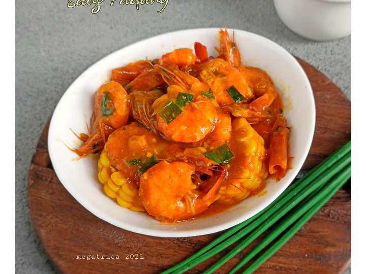 Resep Udang saus padang Anti Gagal