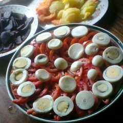 Una foto de Ensalada para semana santa