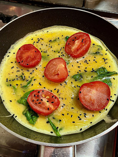 صورة لوصفة بيض بالسبانخ 🍳 #دايت