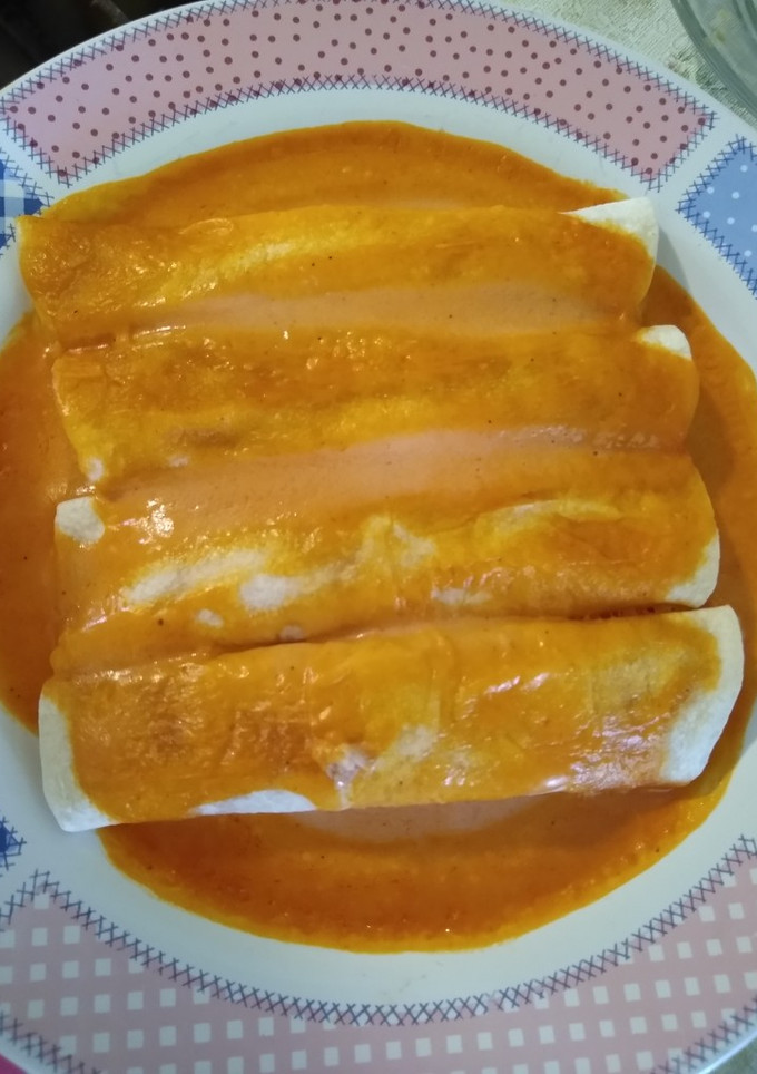 Una foto de Crepas de atún