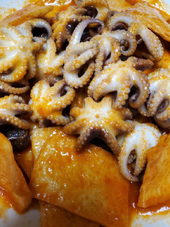 韓式辣醬魚板拌小章魚 的食譜成品照片