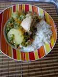 Seco de pollo con vainitas