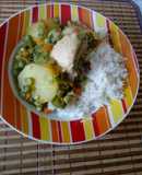 Seco de pollo con vainitas
