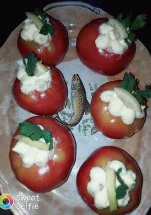 Una foto de Tomates rellenos