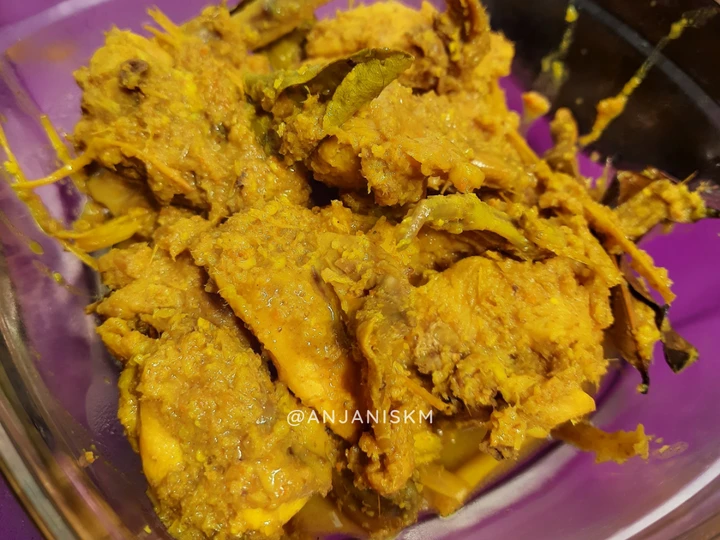 Cara Gampang Membuat Resep Ayam Bumbu Ungkep (Buat Ayam Goreng) yang Uenak Anti Ribet, Uenak Banget