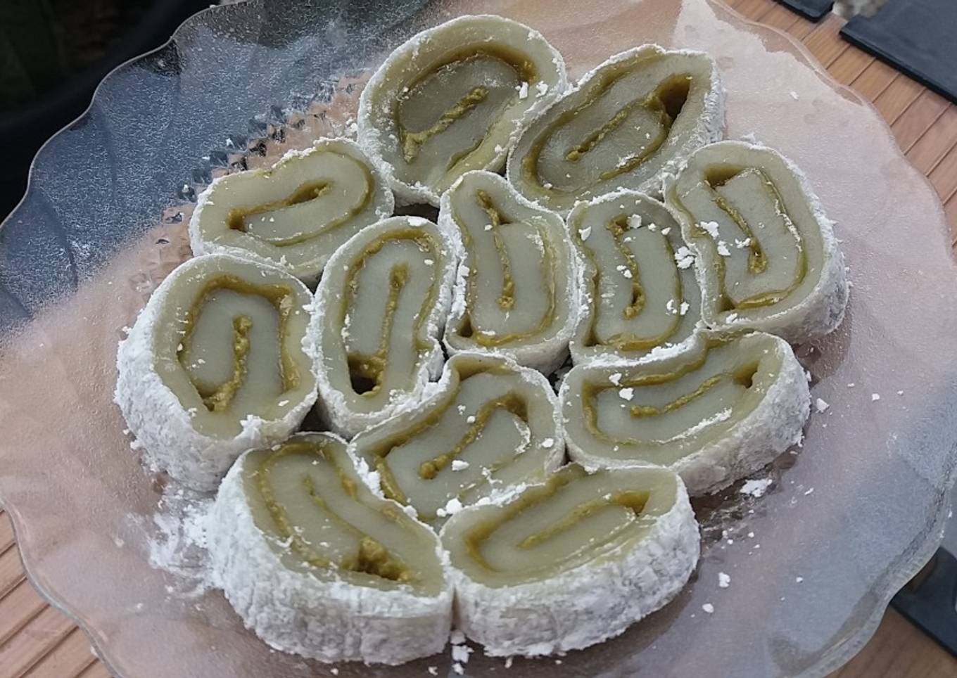 Resep 440. Mochi gulung matcha
