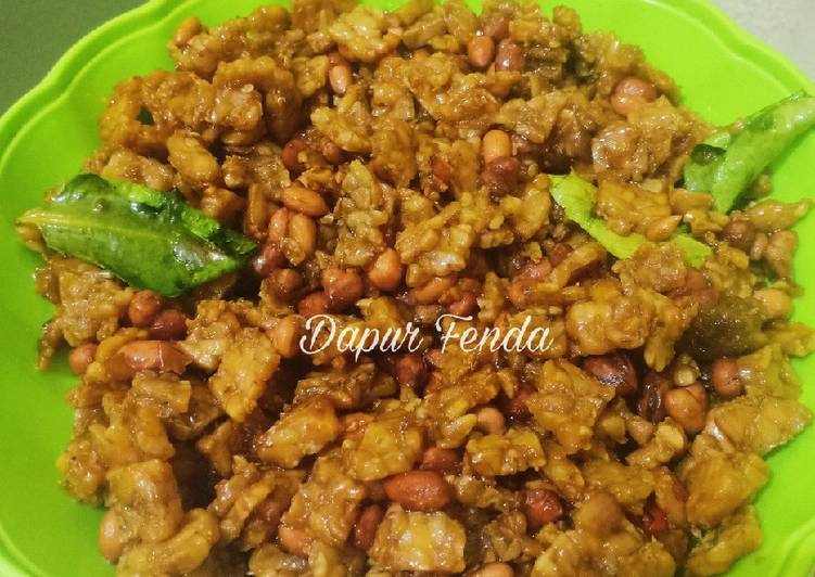 Cara Gampang Membuat Tempe kering pedas manis ♥️ Anti Gagal