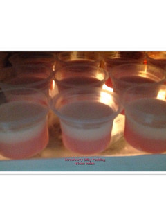 Foto resep Strawberry Silky Puding